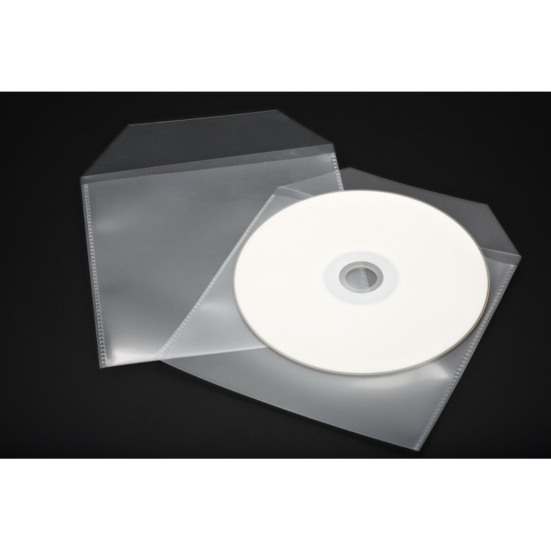 Étuis à rabat pour CD et DVD, 50 enveloppes de 5 pouces - AliExpress