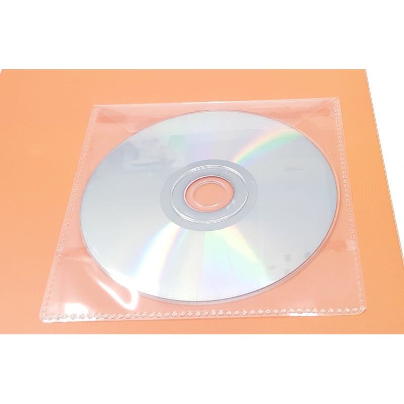 Pochette adhésive CD, DVD. (Sachet de 10)