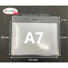 PORTE BADGE A7  ANTI-REFLET 113 X 78/90 mm Paysage par 100