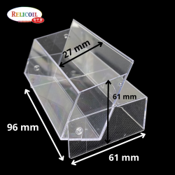 Boîte de rangement capacité moyenne pour carte par 200