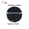 copie Ferrite forme ronde ou cylindrique diamètre 10mm Y35 par 100