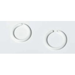 Anneau  plastique blanc 20 mm  par 100