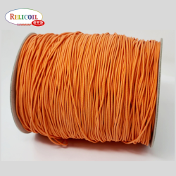 ELASTIQUE ORANGE  2 MM BOBINE DE 500 METRES