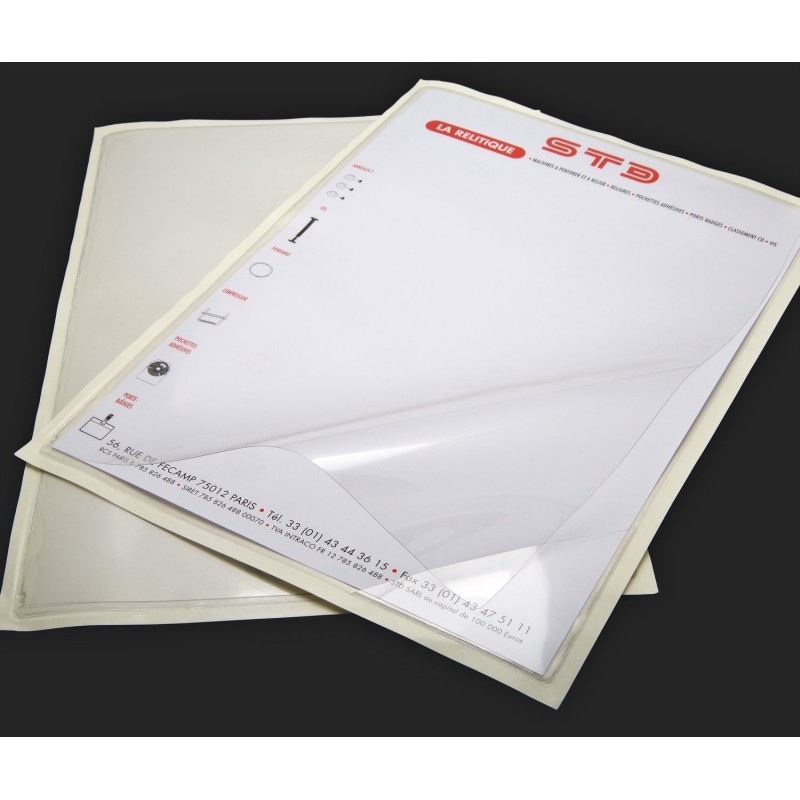 Papier A4 Blanc Auto-adhésif Fin De 25 Microns, Étiquette