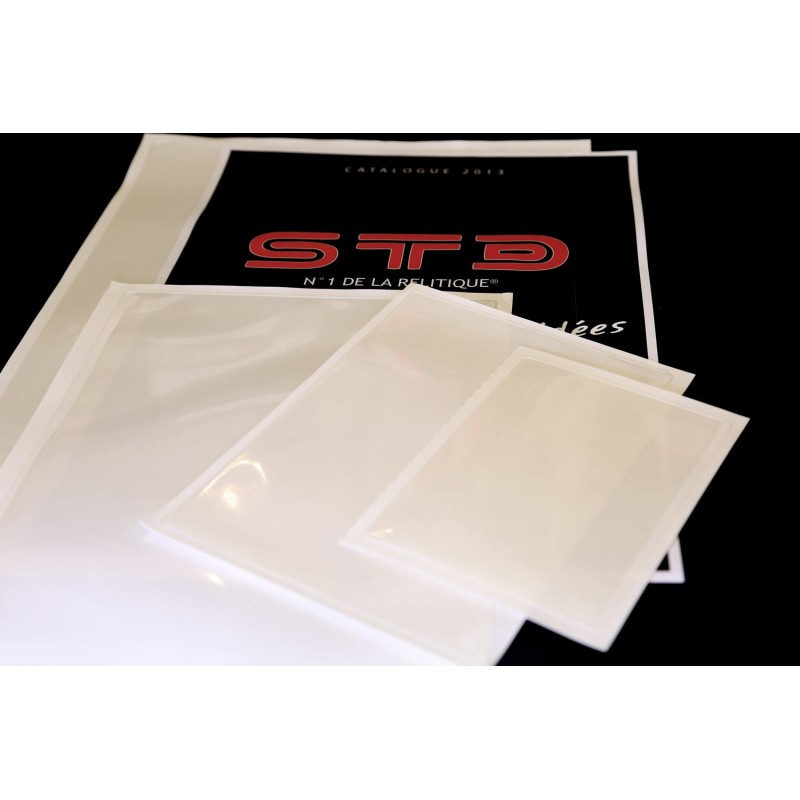 Pochette plastique non adhésive format A6 pour pass sanitaire