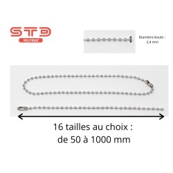 SECTION 2,4 mm NICKEL PAR 100